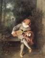 Mezzetin Jean Antoine Watteau Klassik Rokoko